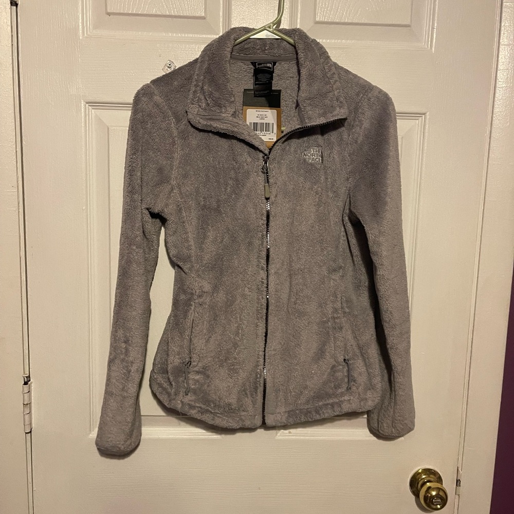 The North Face Women's Soft Gray Teddy Jacket
